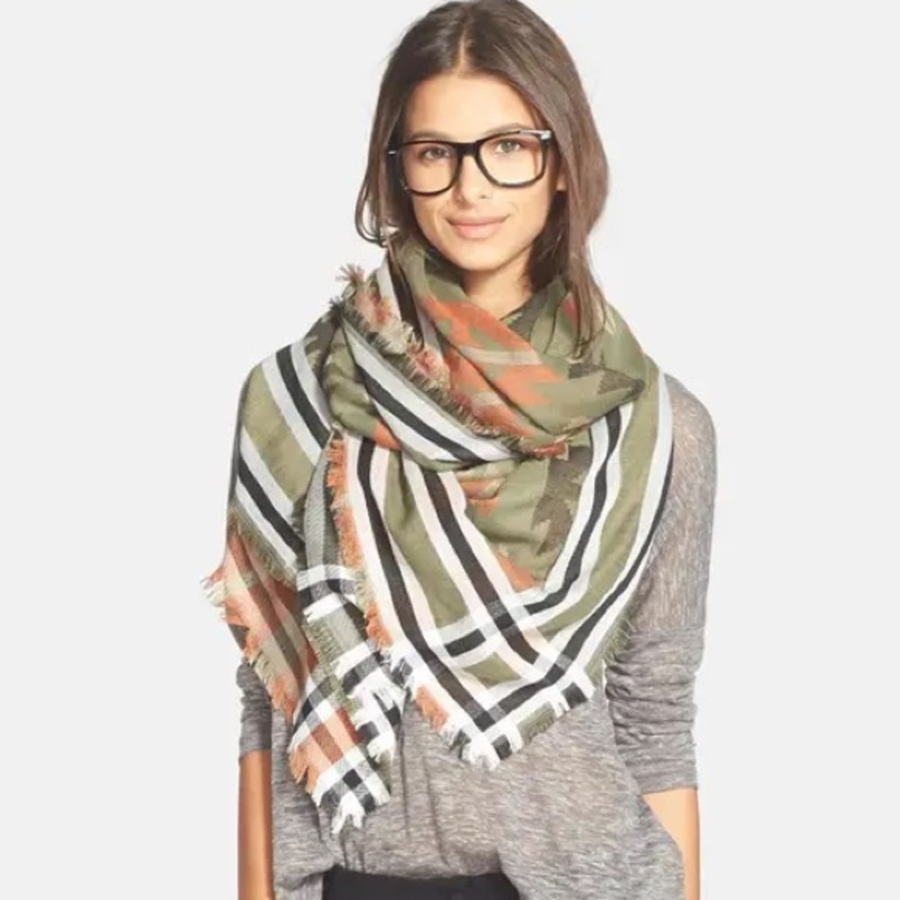 BP Southwestern Blanket Scarf